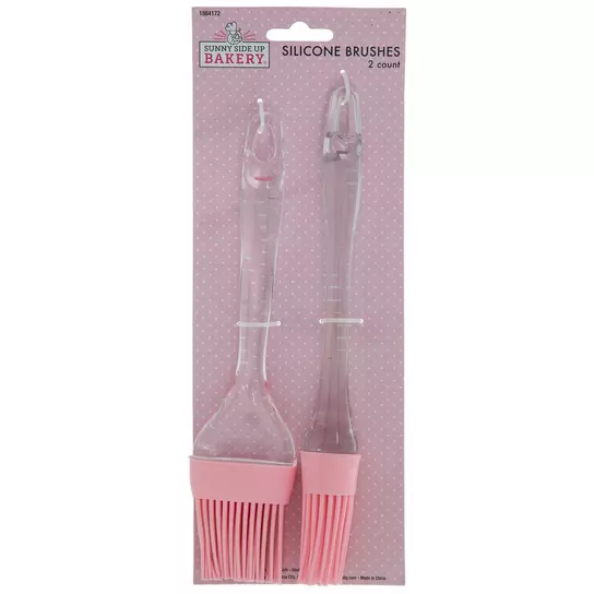 Restaurantware Purple Silicone Pastry and Basting Brush - 10 1/4 inch x 1 3/4 inch x 3/4 inch - 1 Count Box