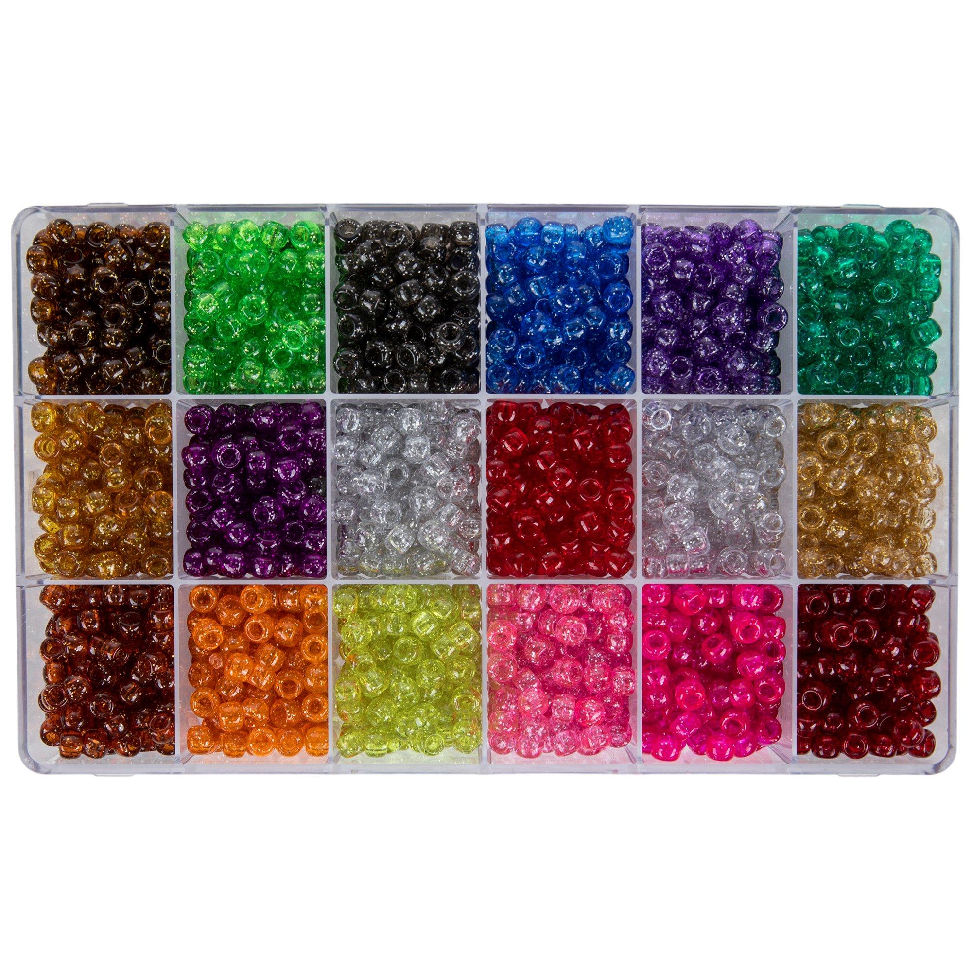 120pcs Sparkle Beads 6 Colors Stardust Beads 8mm Round Matte Glitter Beads  Christmas Sparkle Loose Beads 