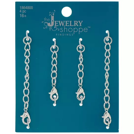 SEWACC 6 Pcs Necklace Extender Pendant Chain Extenders Bracelet Extension  Chain Curb Chain Extenders Jewelry Parts Trendy Necklaces Bracelet Chain  for