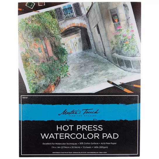 Hot Press Watercolor Paper Pad