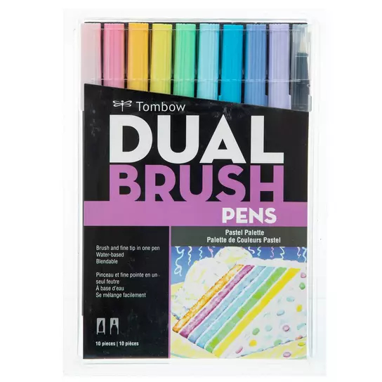 Pastel Fabric Pens (Pack of 10) Fabric Painting