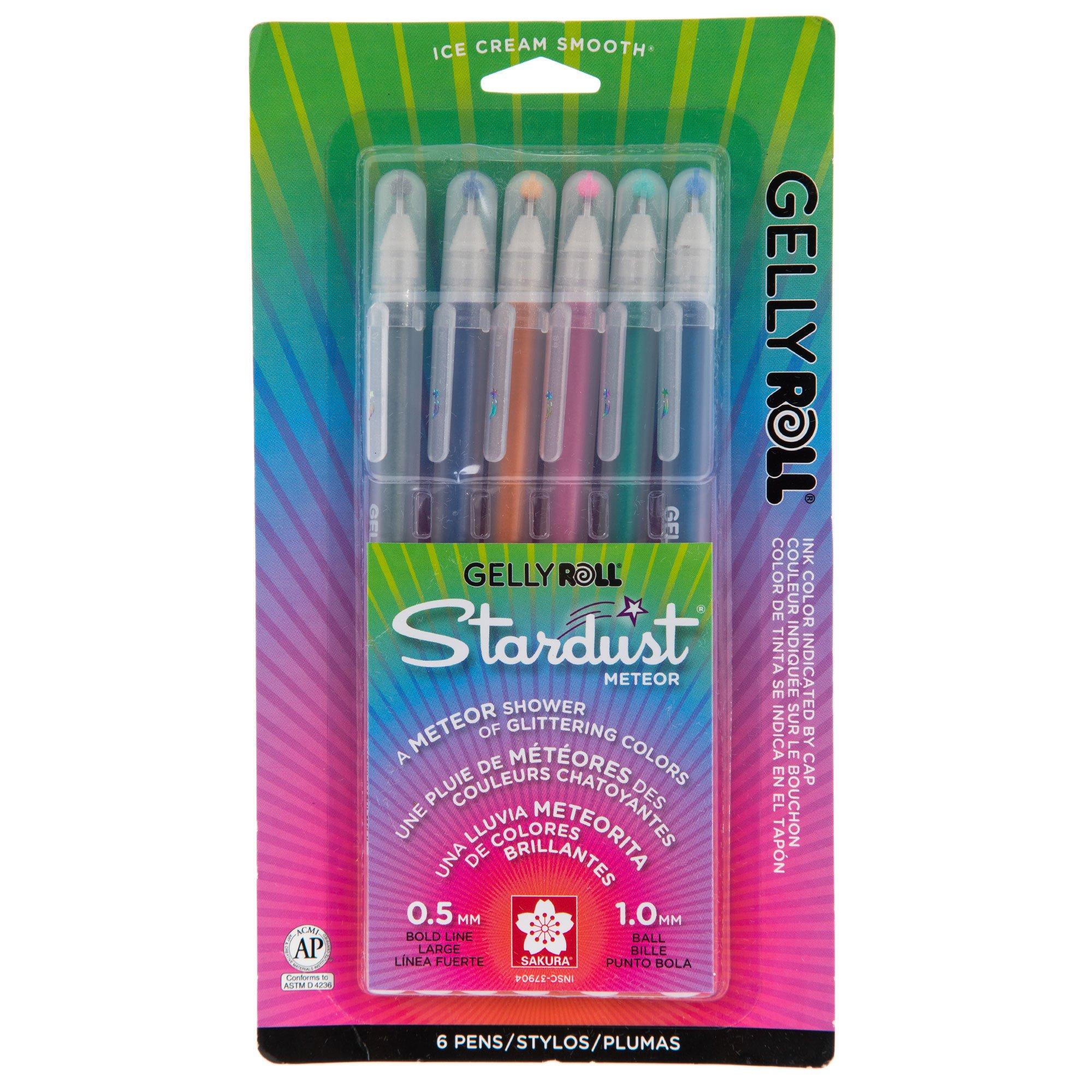 Glitter Gel Ink Pens 6 Piece Set Hobby Lobby 1866847