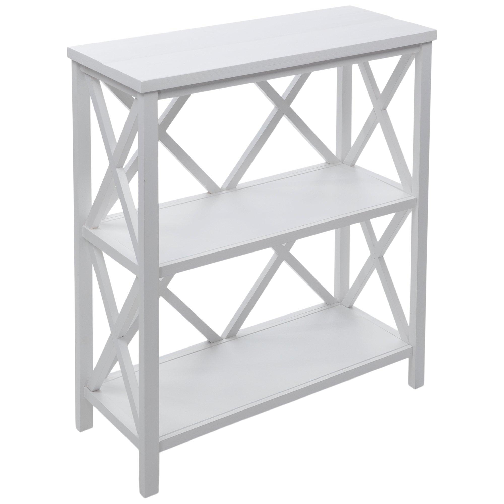 Brown & Metal Wood Three-Tiered Shelf, Hobby Lobby