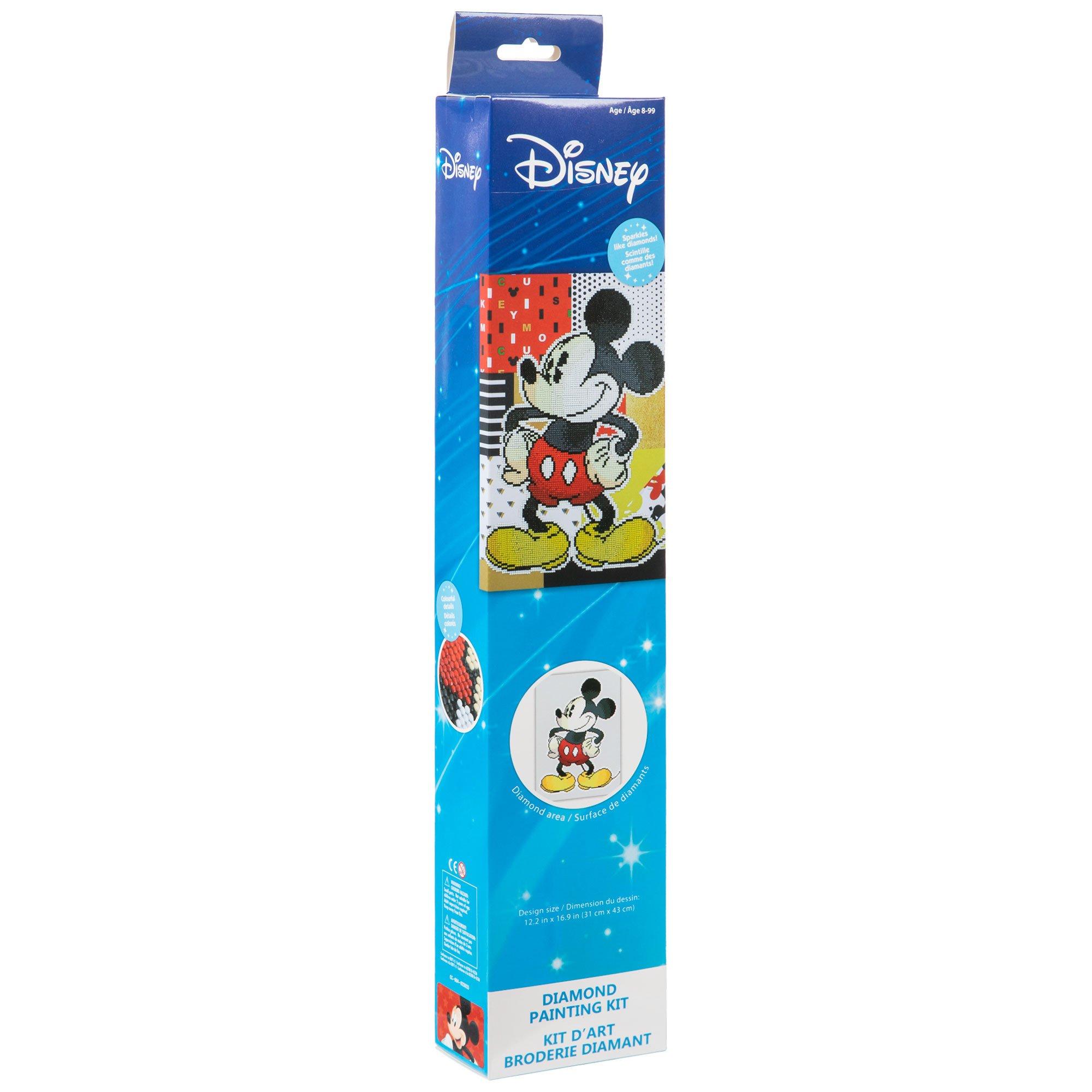 5D Diamond Painting Mickey Mouse Retro and Today Kit