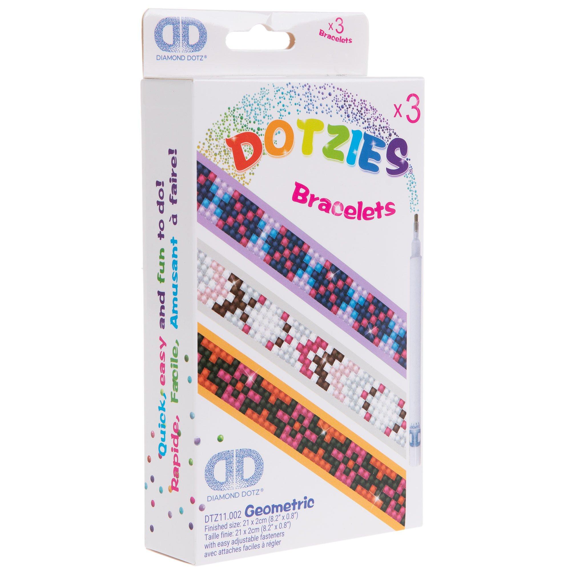 Diamond Dotz Dotzies Diamond Art Bracelet Kit 1x9-assorted Pets 3/pkg :  Target