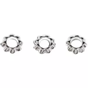 Floral Spacer Beads - 7mm