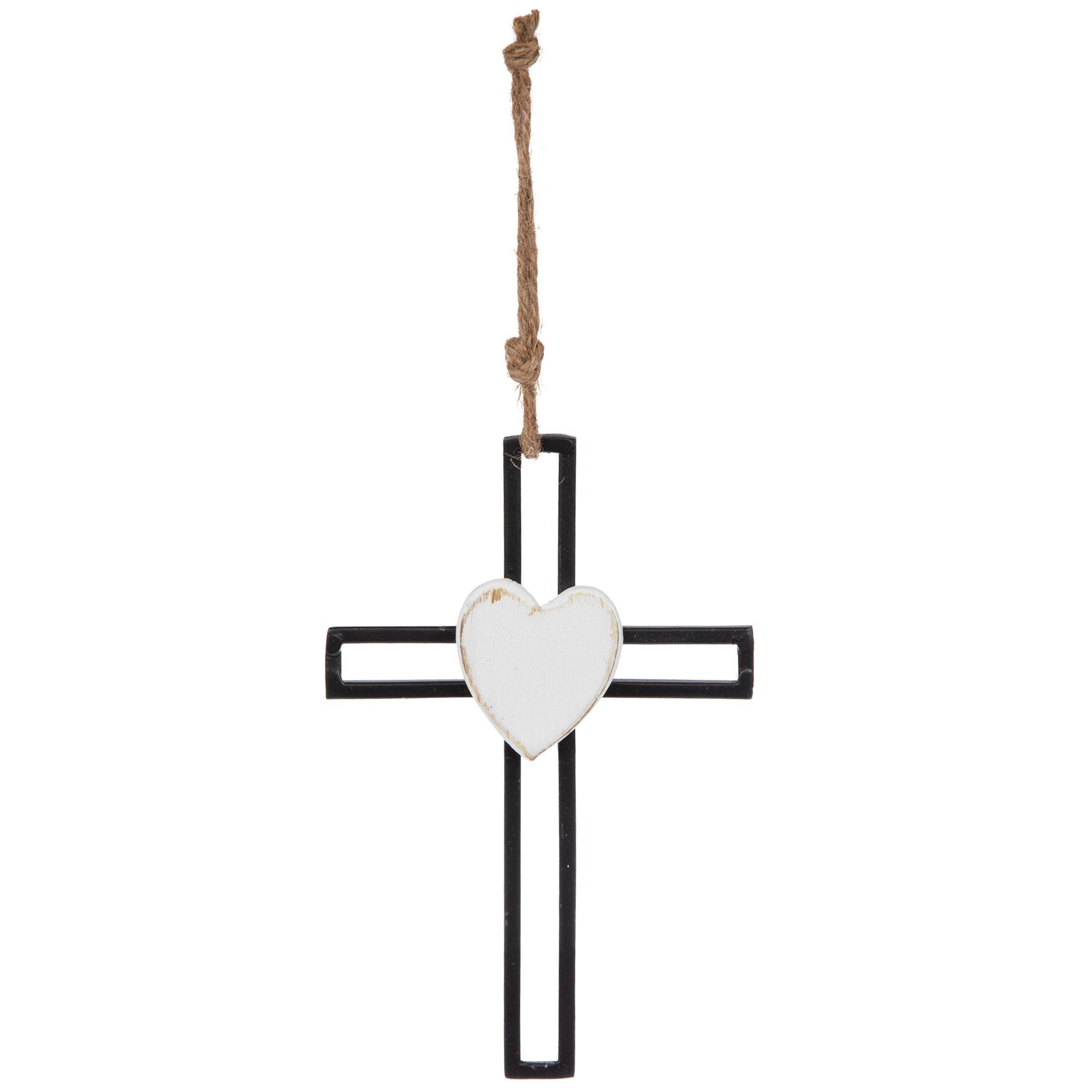 White Heart Metal Wall Cross Hobby Lobby 1871318