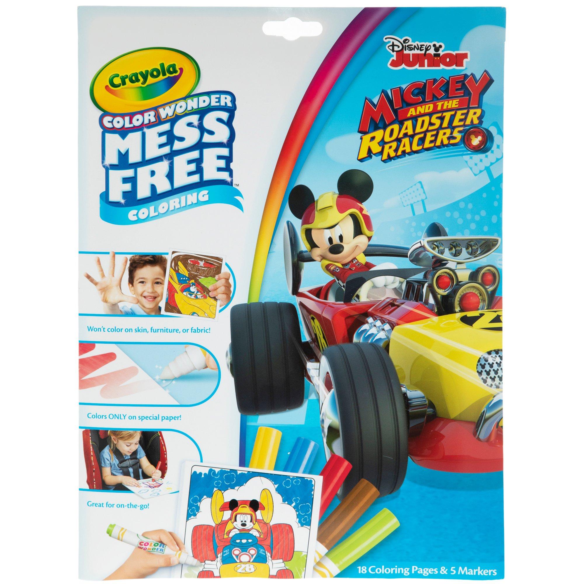 Crayola Mickey & The Roadster Racers Color Wonder Coloring Kit