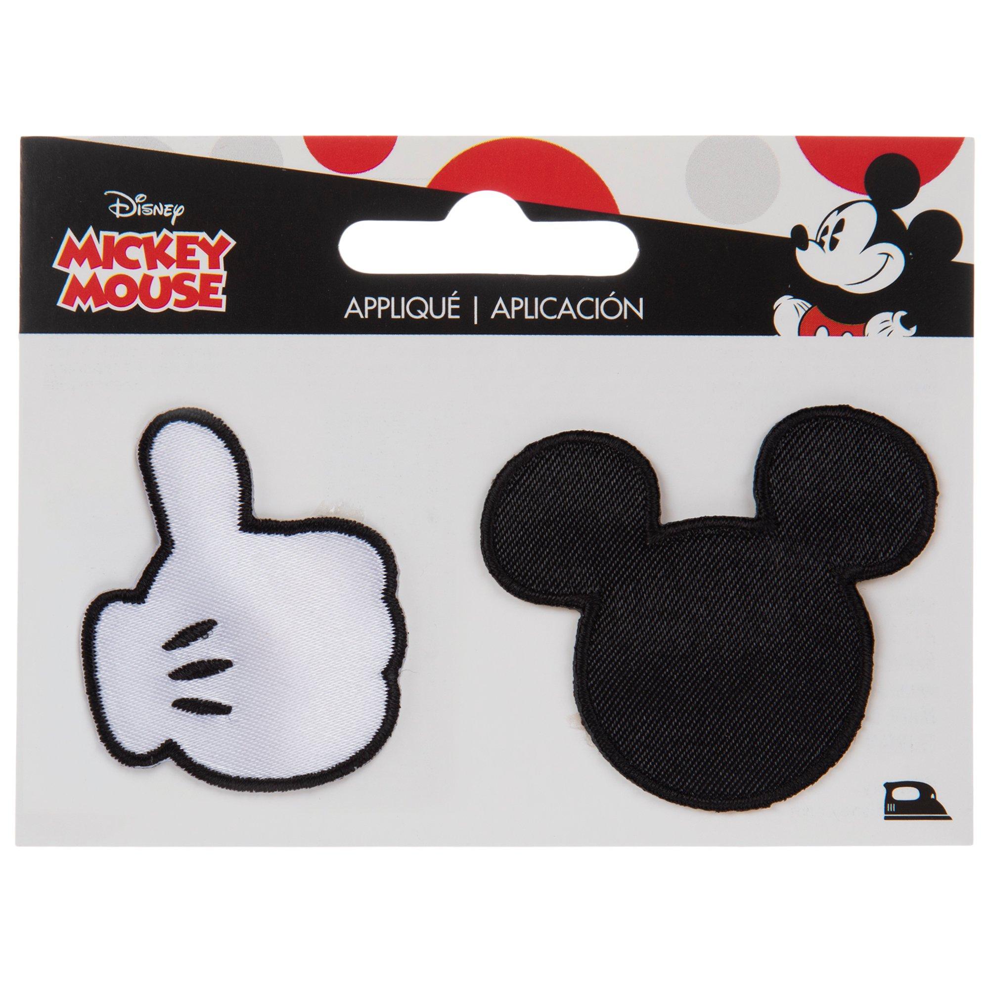 Mickey Mouse Chenille Iron-On Patch, Hobby Lobby, 2293033 in 2023