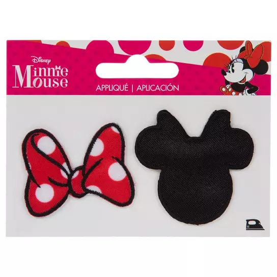 Minnie Mouse & Bow Iron-On Patches, Hobby Lobby