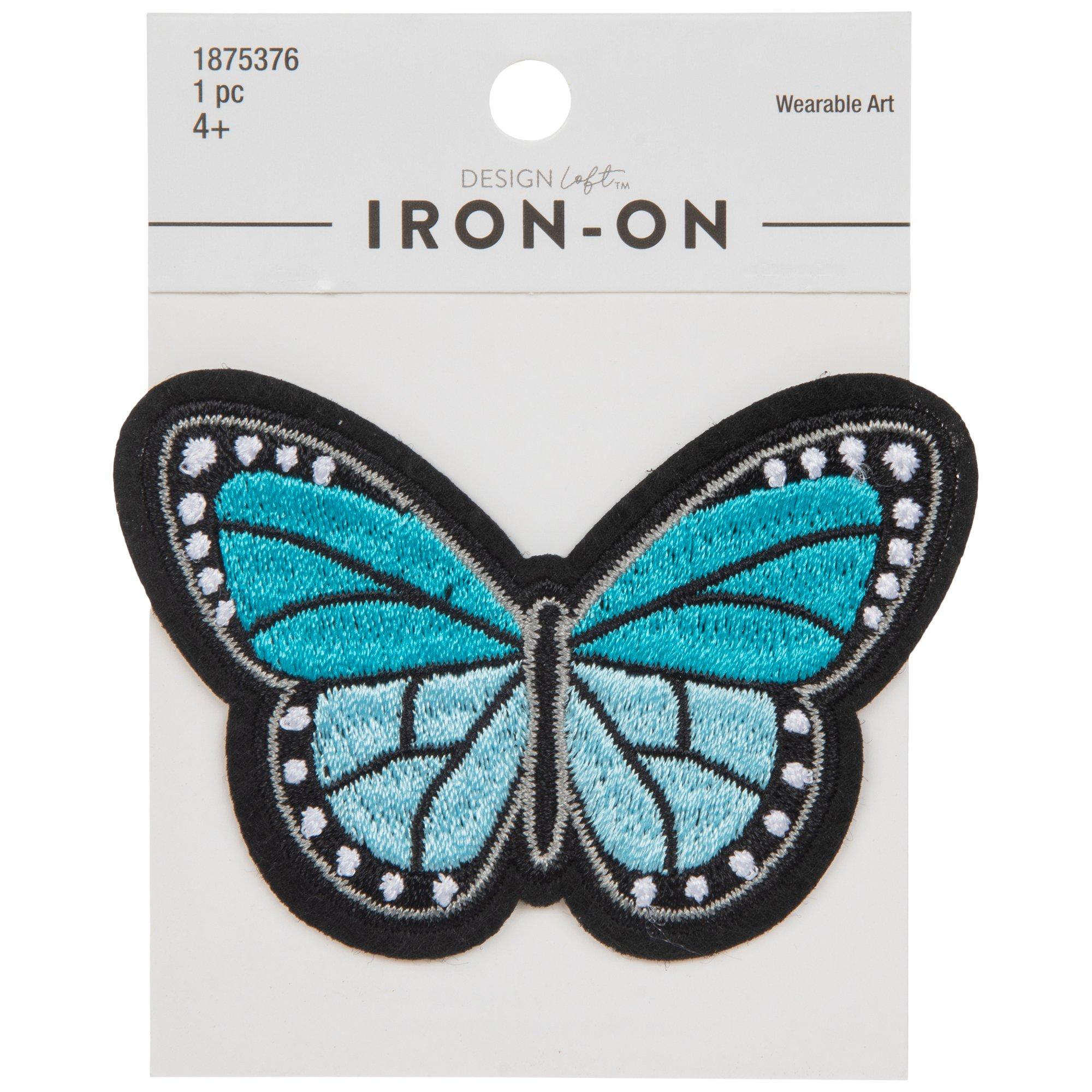 Blue Butterfly IronOn Patch Hobby Lobby 1875376
