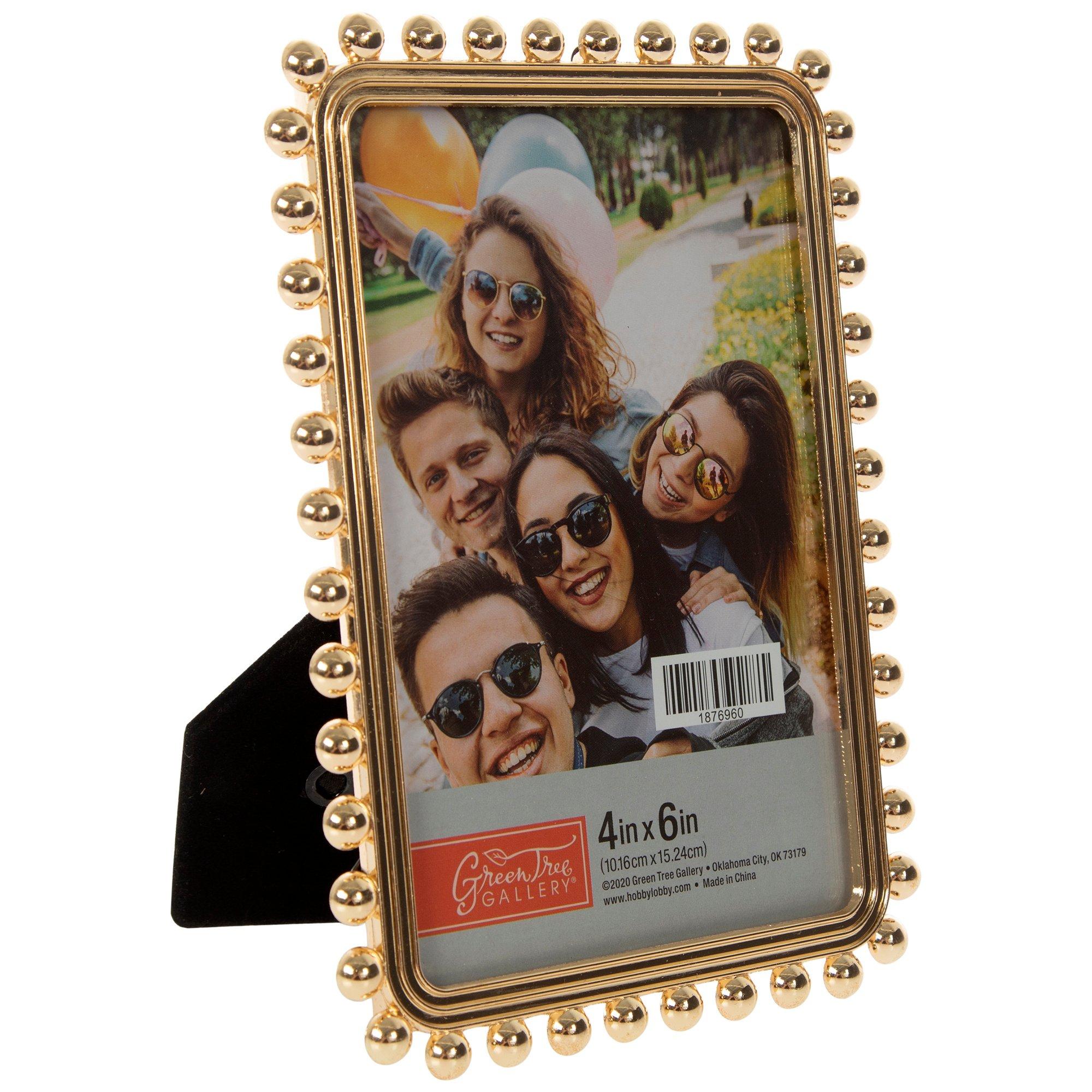 Gold Bow Metal Frame - 4" x 6"