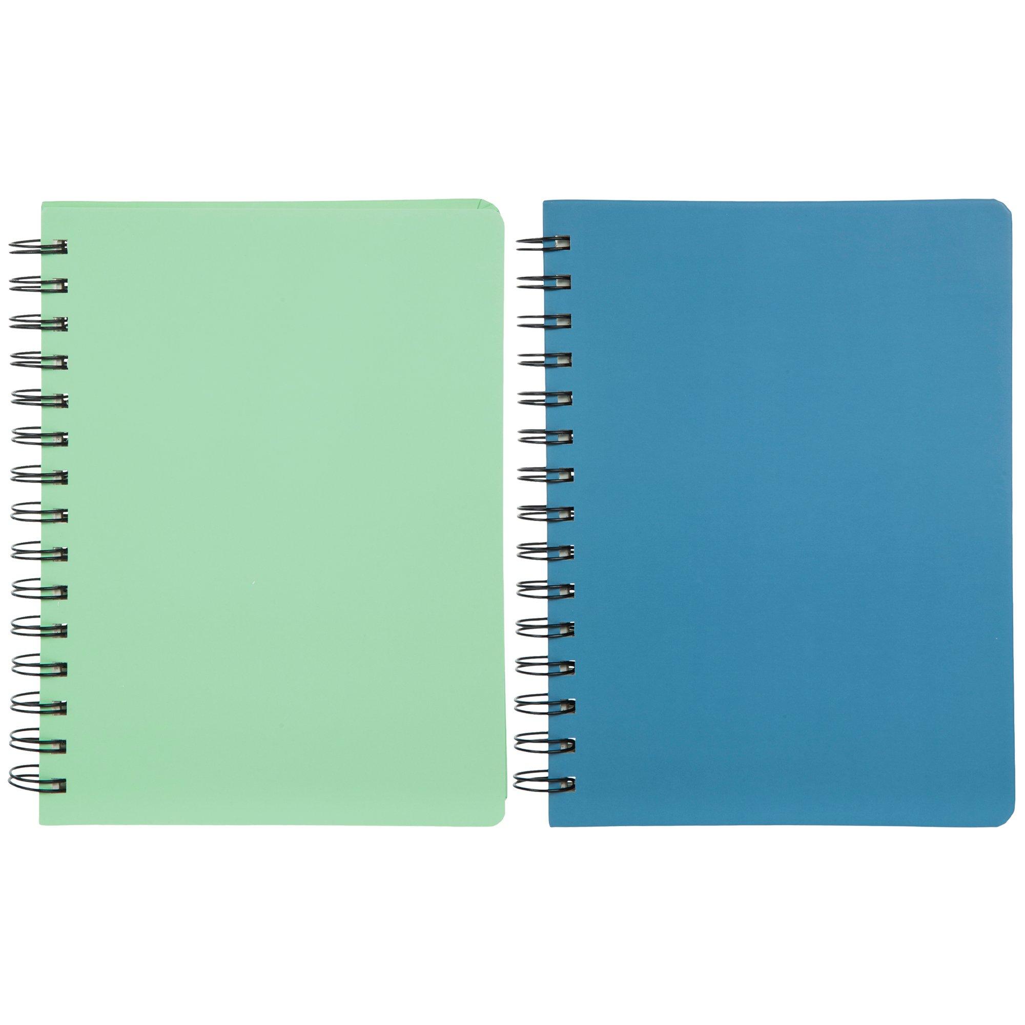 Mint & Blue Spiral Bound Bullet Journals, Hobby Lobby