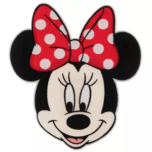 Disney Mickey Mouse Patch Kingdom Hearts Embroidered Iron On, Black, 1.65  inches Wide X 3 inches Tall