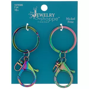 Key Rings With Short Chain - 64mm, Hobby Lobby