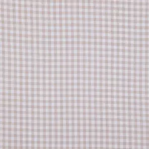 Gray Gingham Cotton Calico Fabric