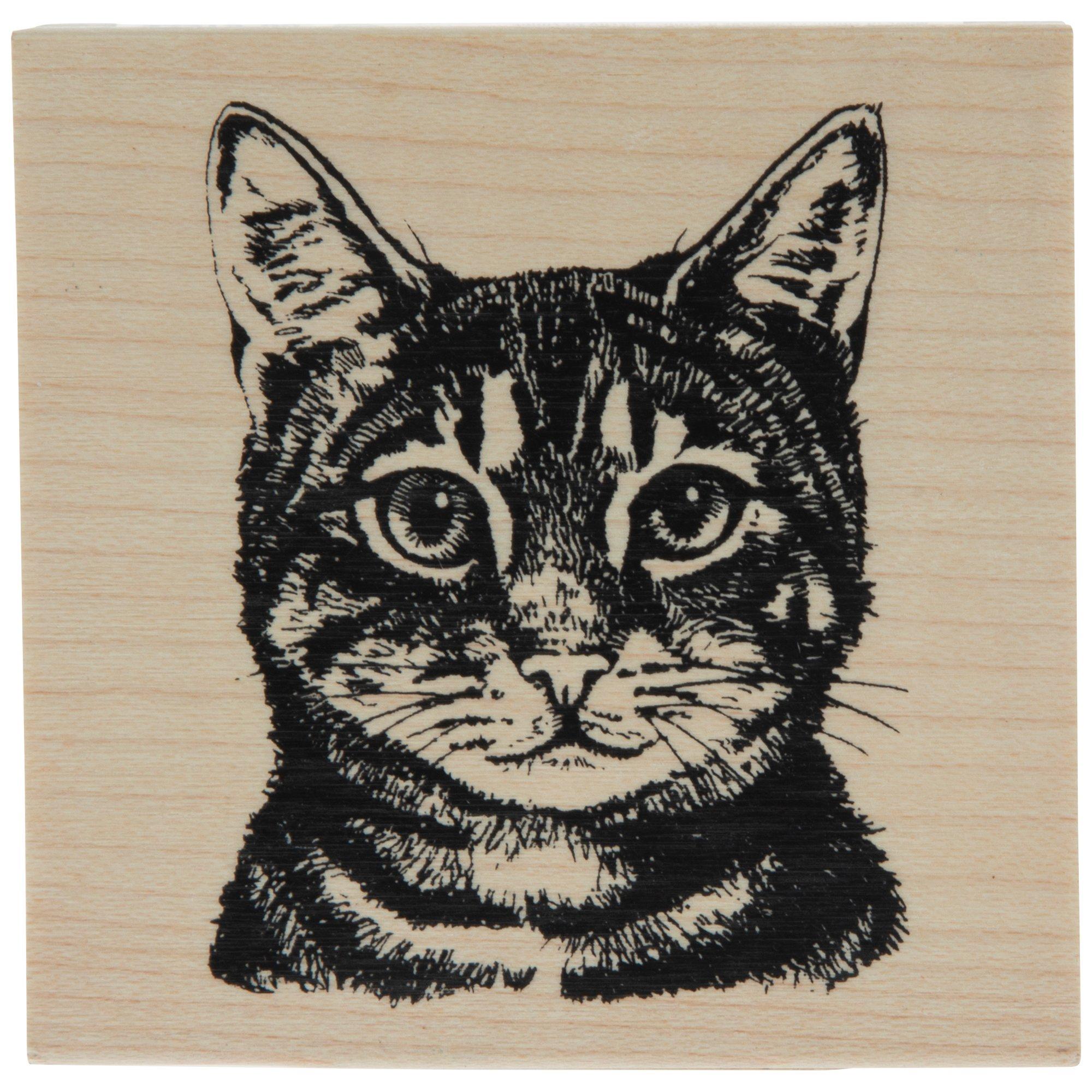 Rubber Stamp Cat Sitting In The Window Five Star Stamps