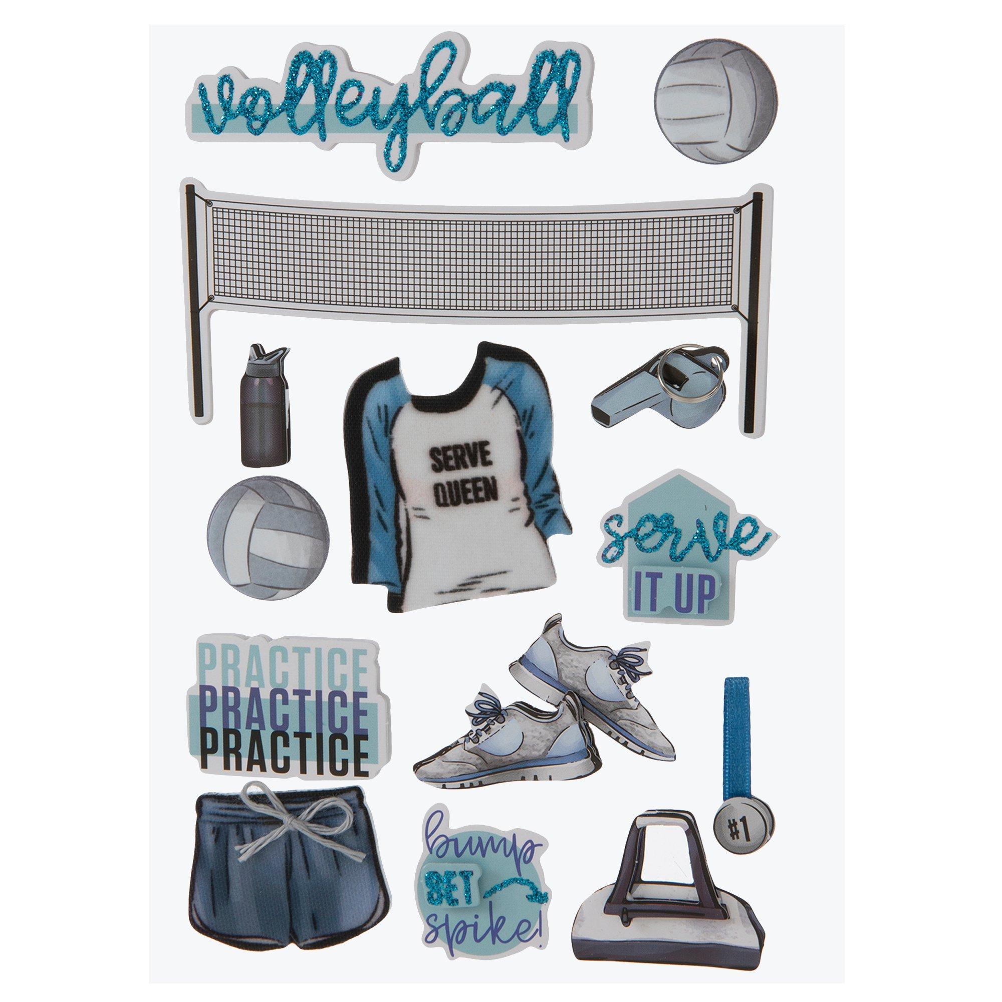 Volleyball 3D Stickers Hobby Lobby 1883784