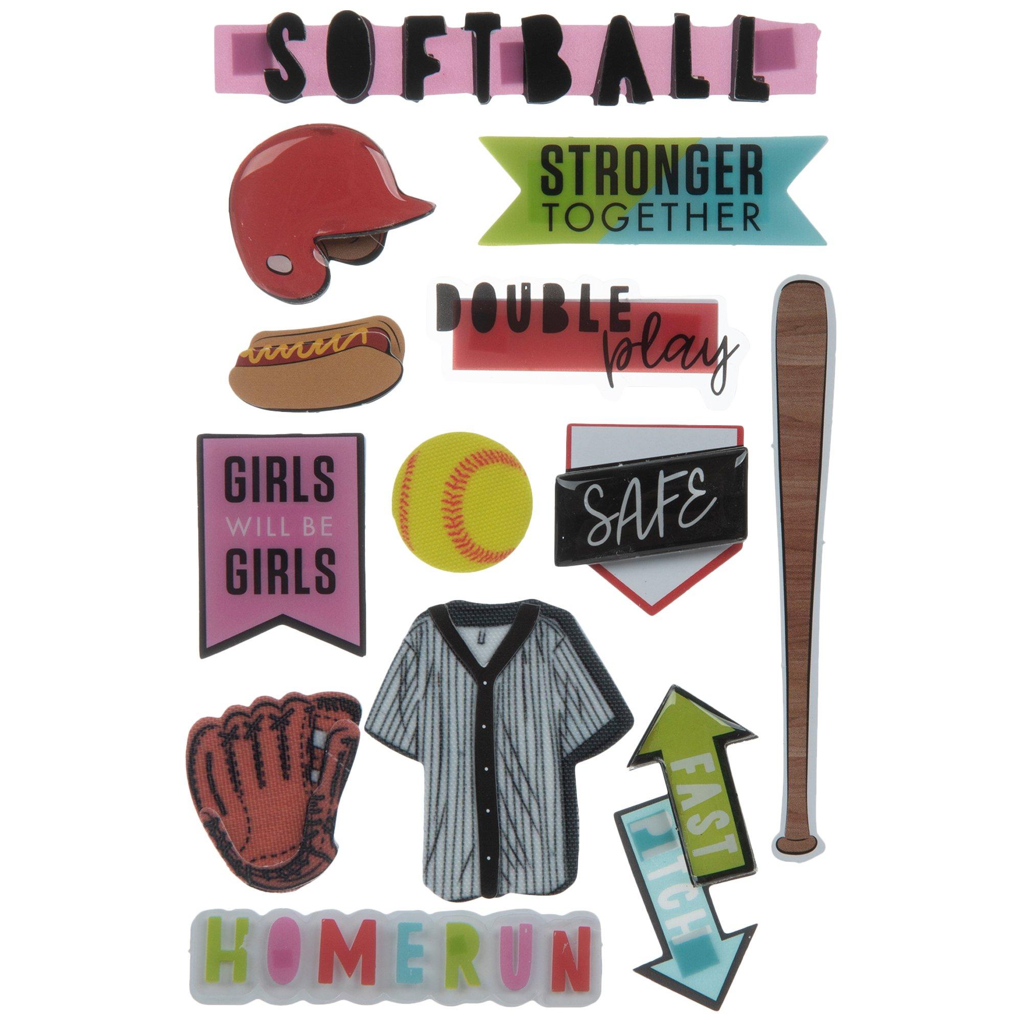 Baseball Glove Stickers