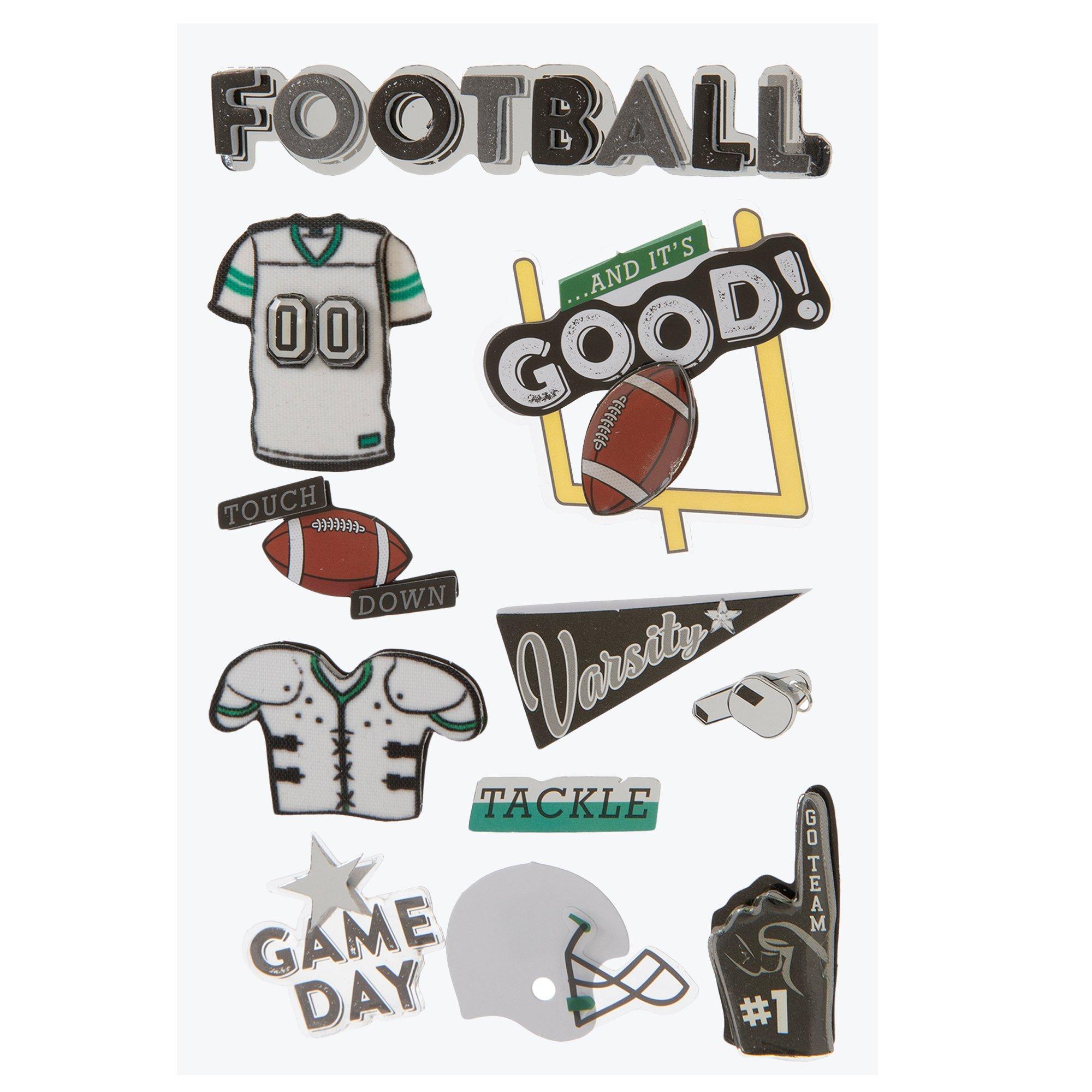 Football 3D Stickers Hobby Lobby 1883875