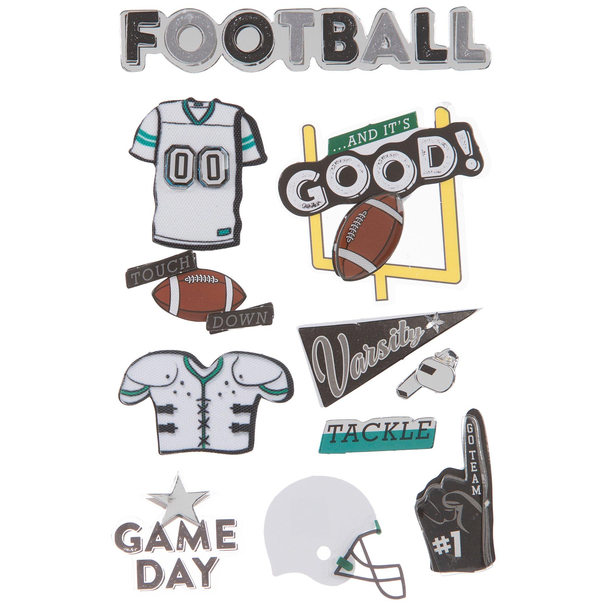 Football 3D Stickers Hobby Lobby 1883875