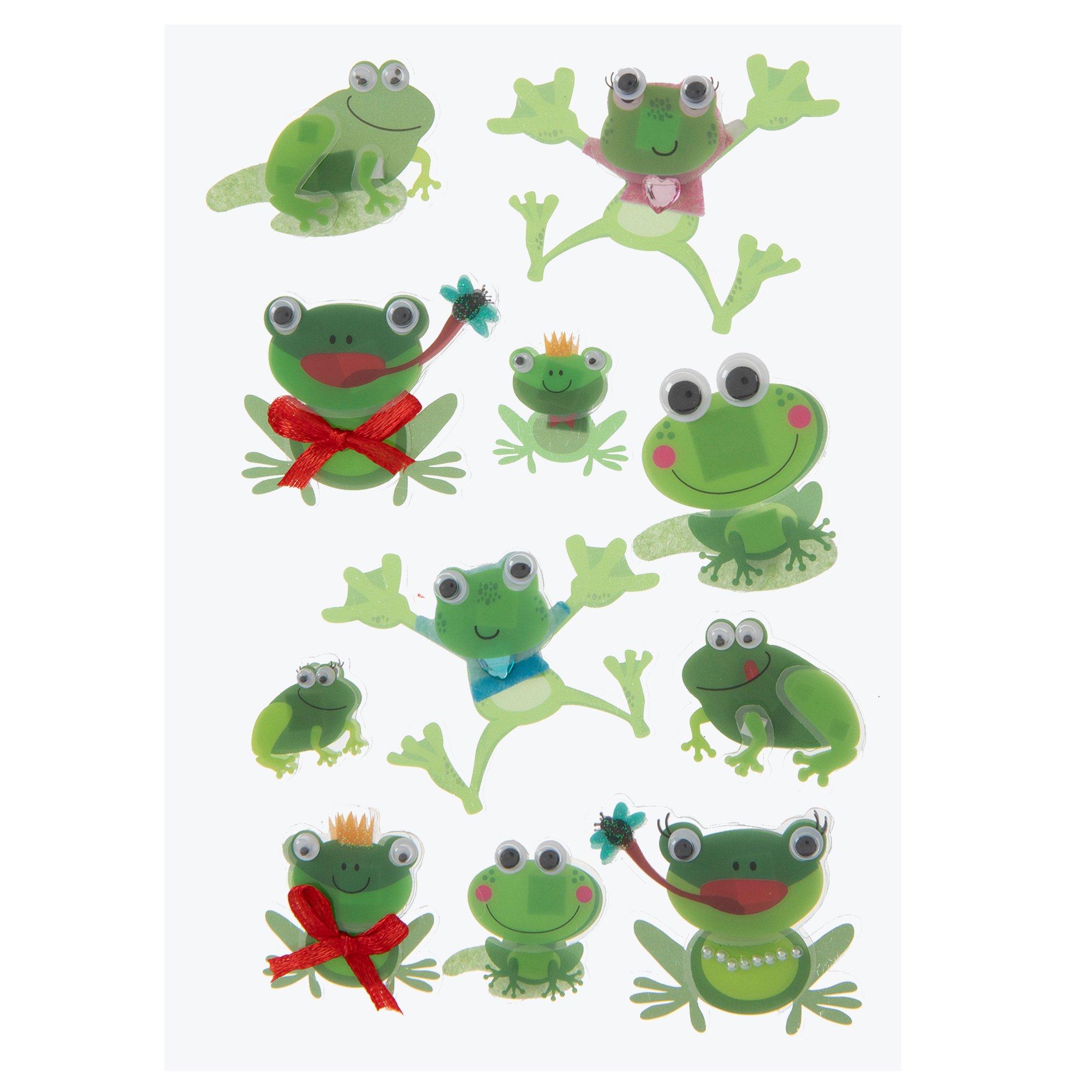 Frogs 3D Stickers Hobby Lobby 1884055