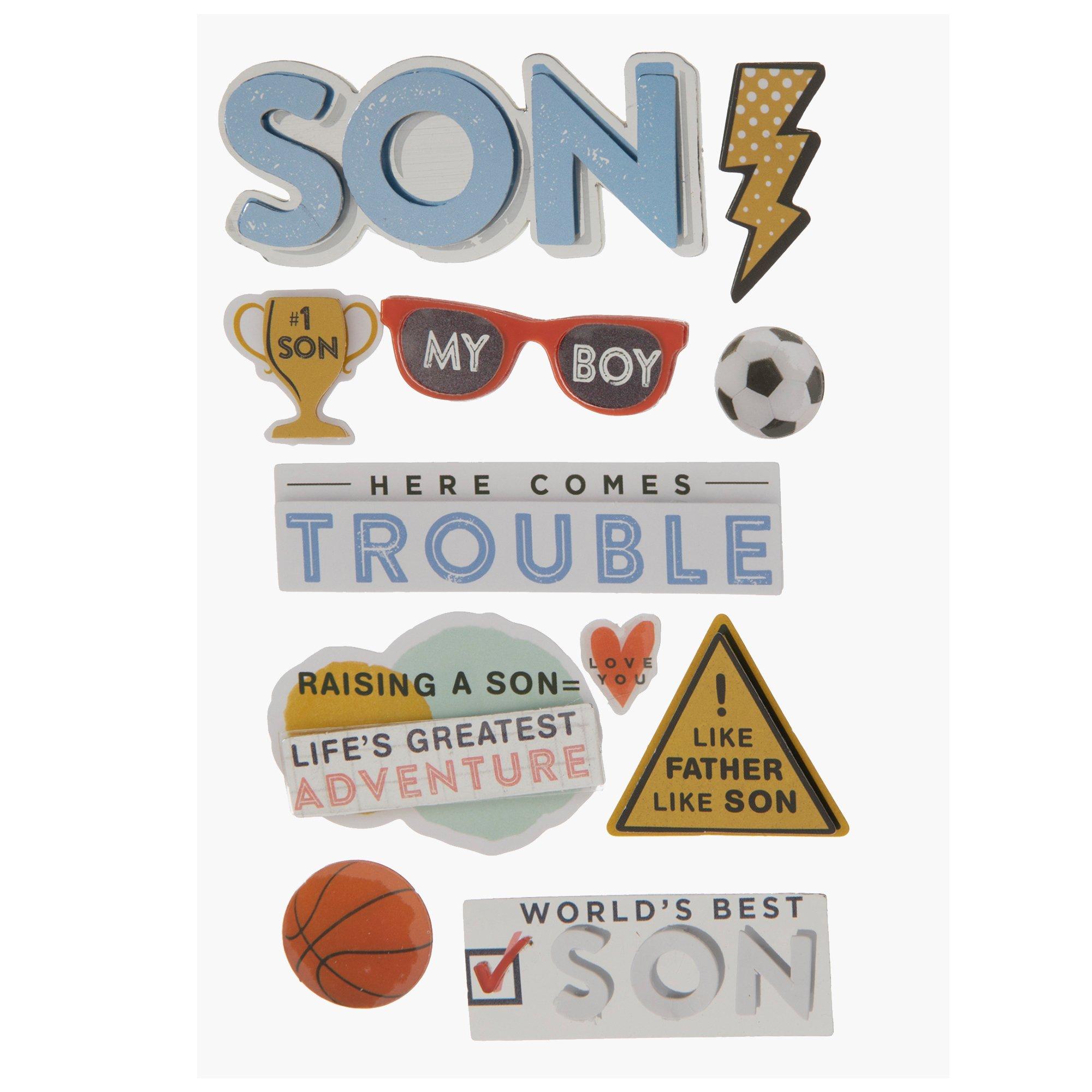 My Boy 3D Stickers | Hobby Lobby | 1884154