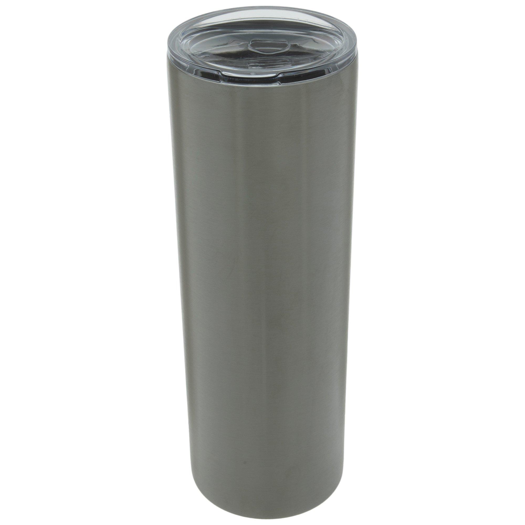 Silver Skinny Metal Cup