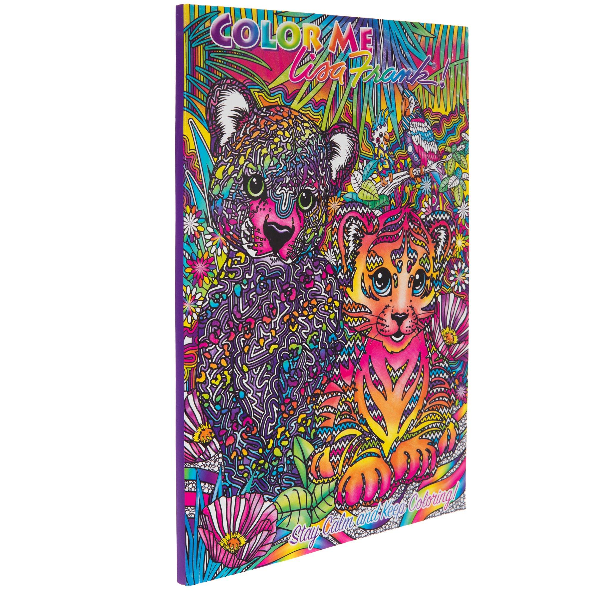 Lisa Frank 40 Page Advanced Coloring Book, Paperback, Size: One Size