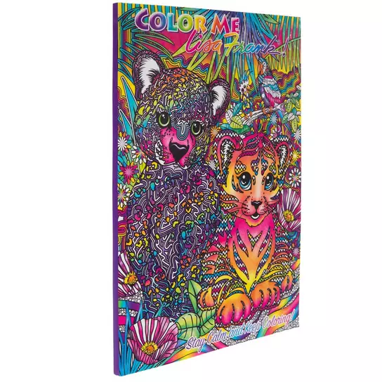 Lisa Frank Coloring Book Inspired Black Woman · Creative Fabrica