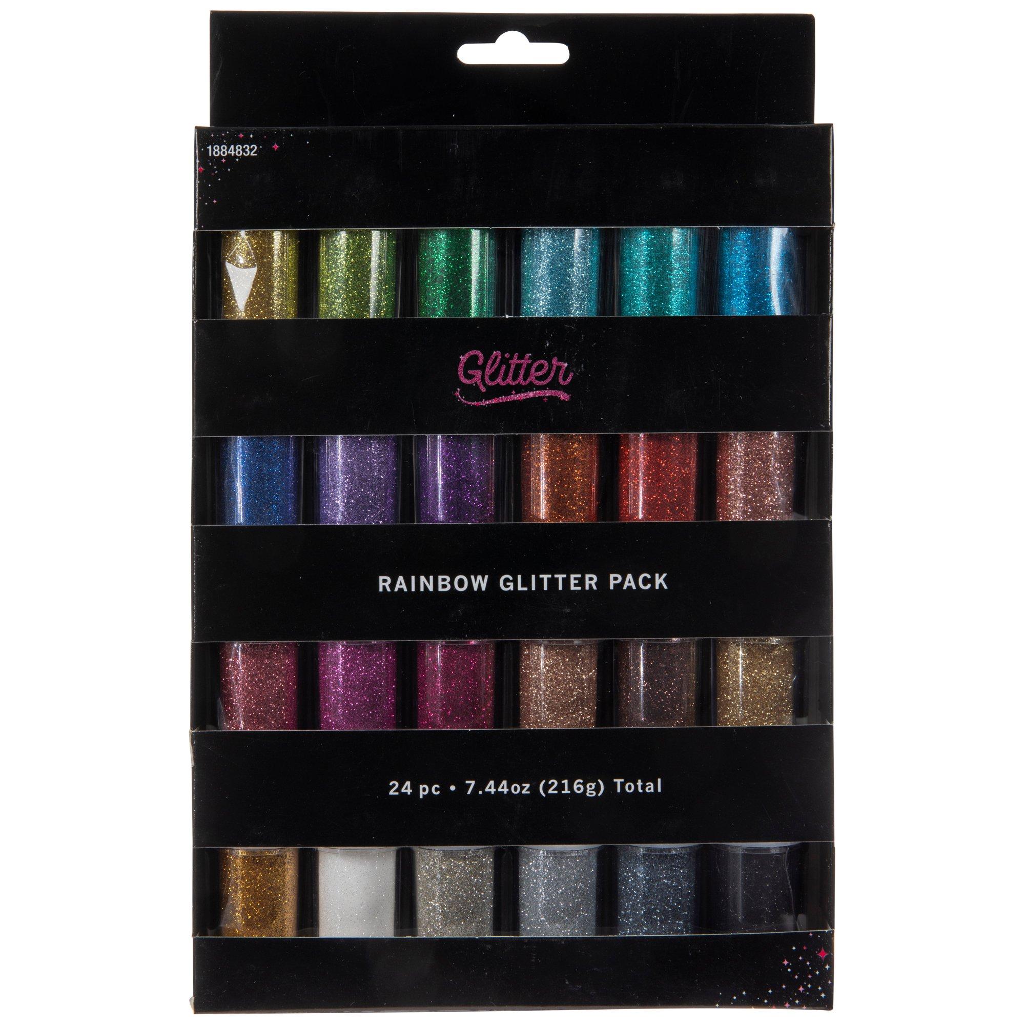 12 Packs: 12 ct. (144 total) Rainbow Extra Fine Glitter Pack by Creatology™