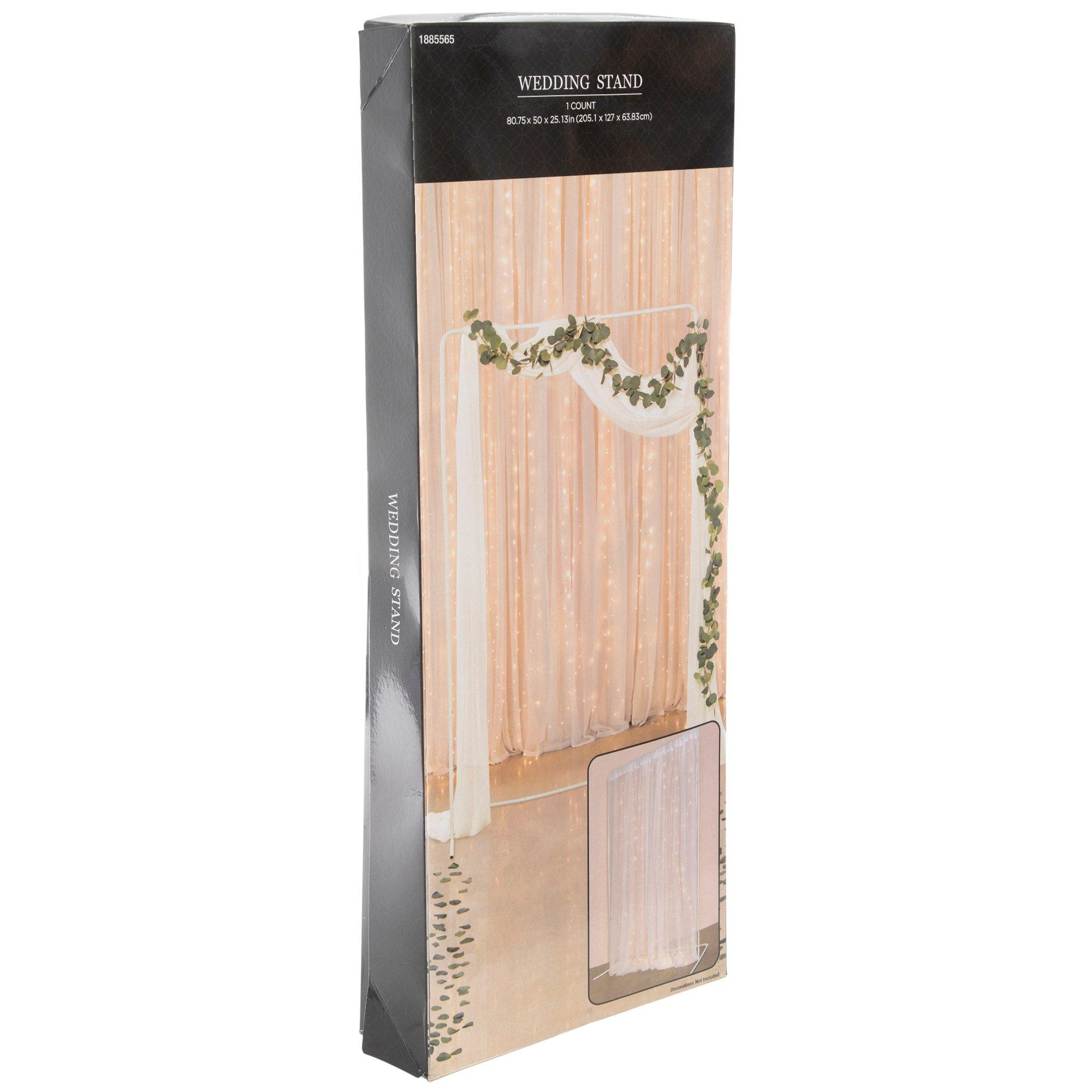 White Metal Wedding Arch