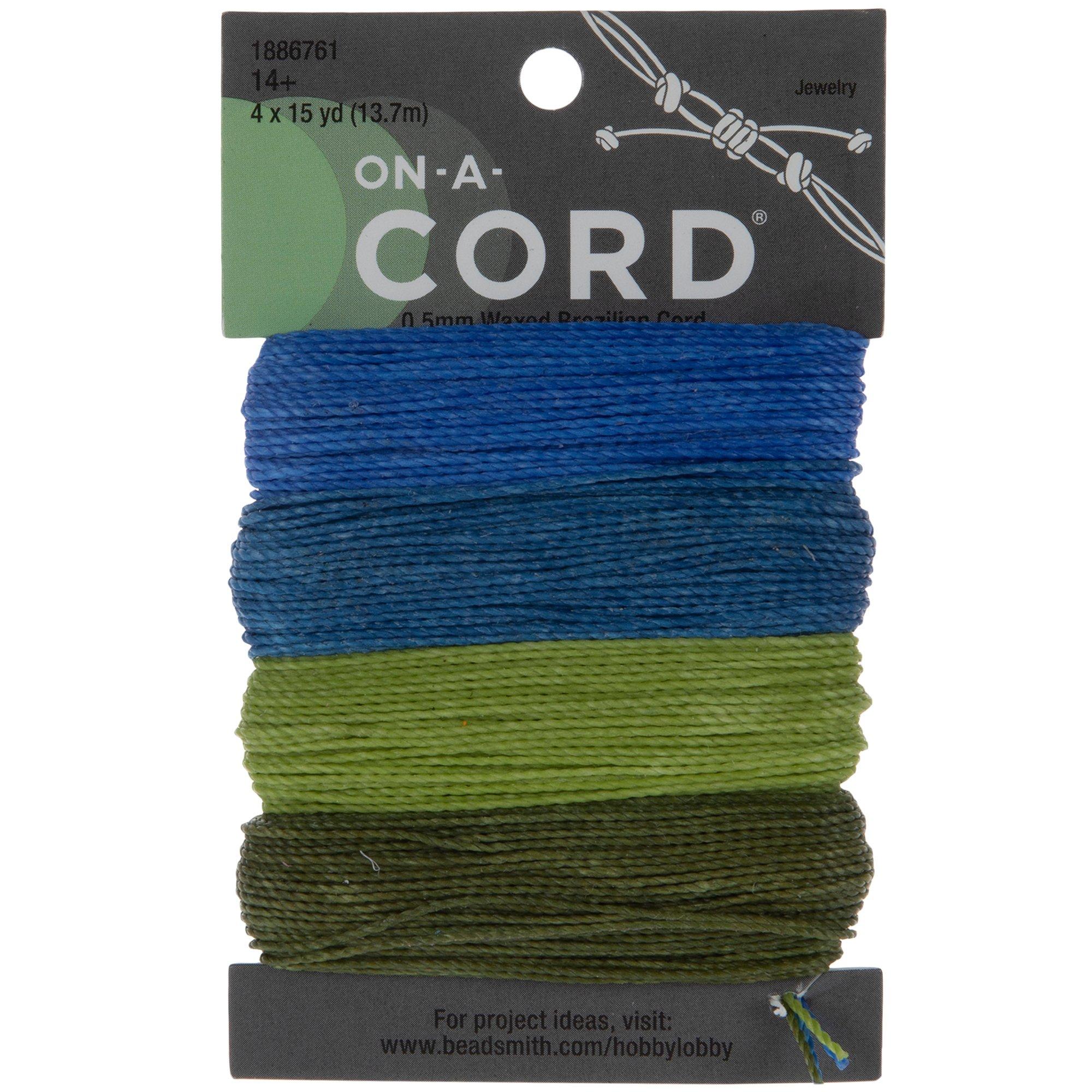 Brazilian Waxed Polyester Cord - .7mm (click for colors) – Susan