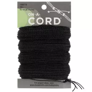 Black Cord Necklace - 15
