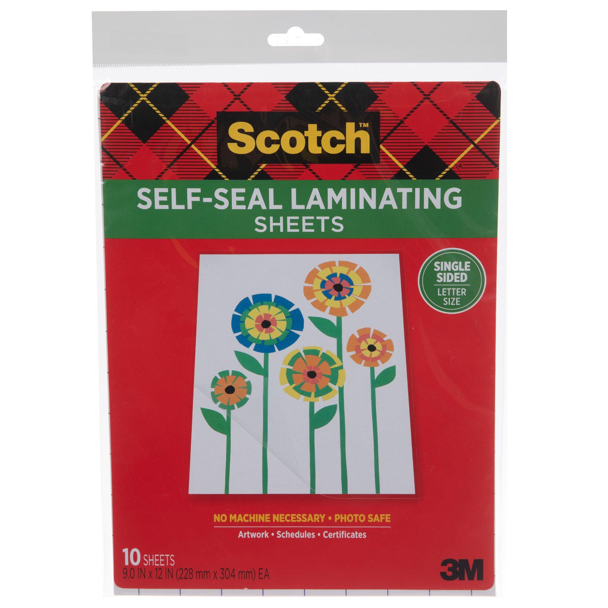 Scotch Self-Seal Laminating Sheets, Hobby Lobby