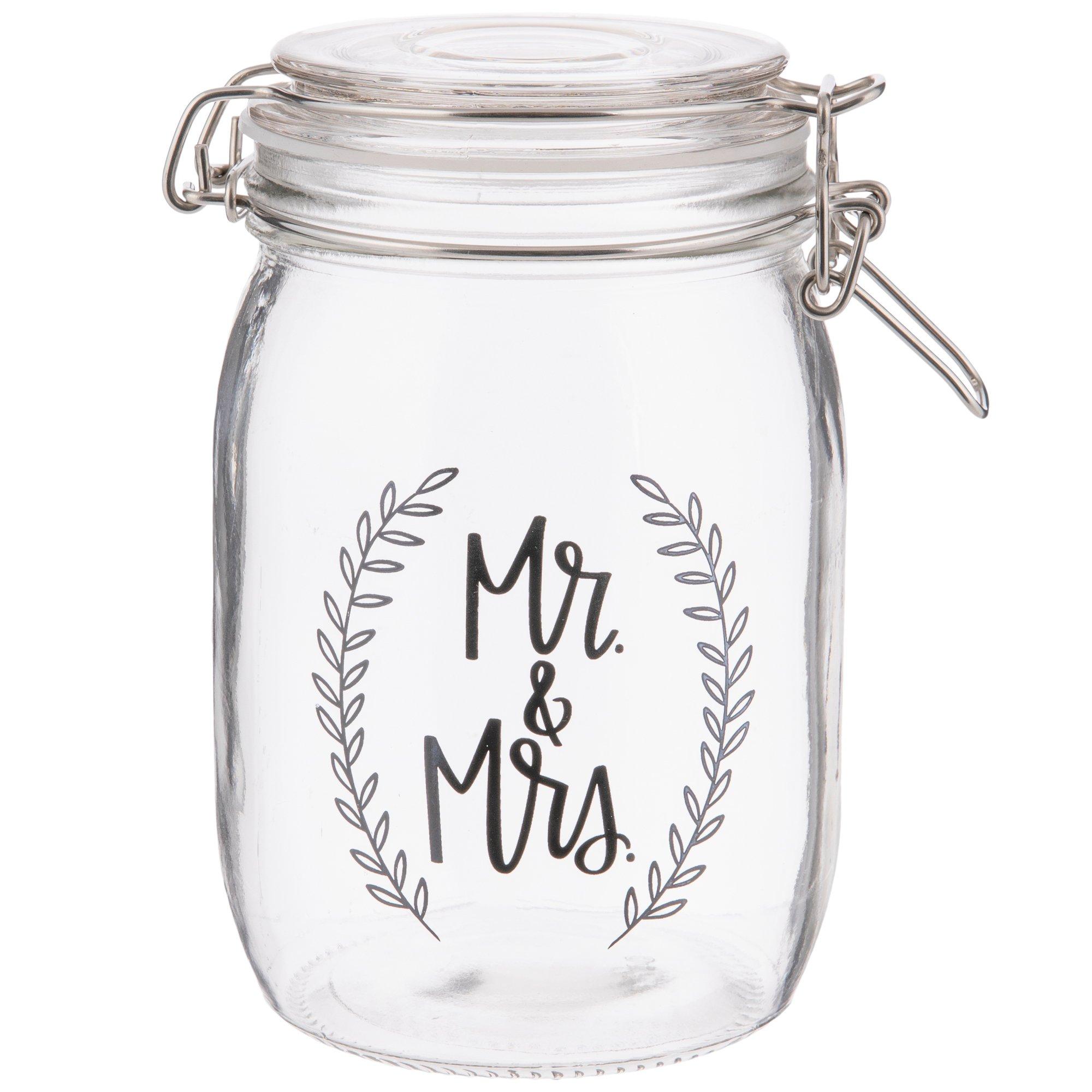 Mr. & Mrs. Glass Mason Jar Hobby Lobby 1889971
