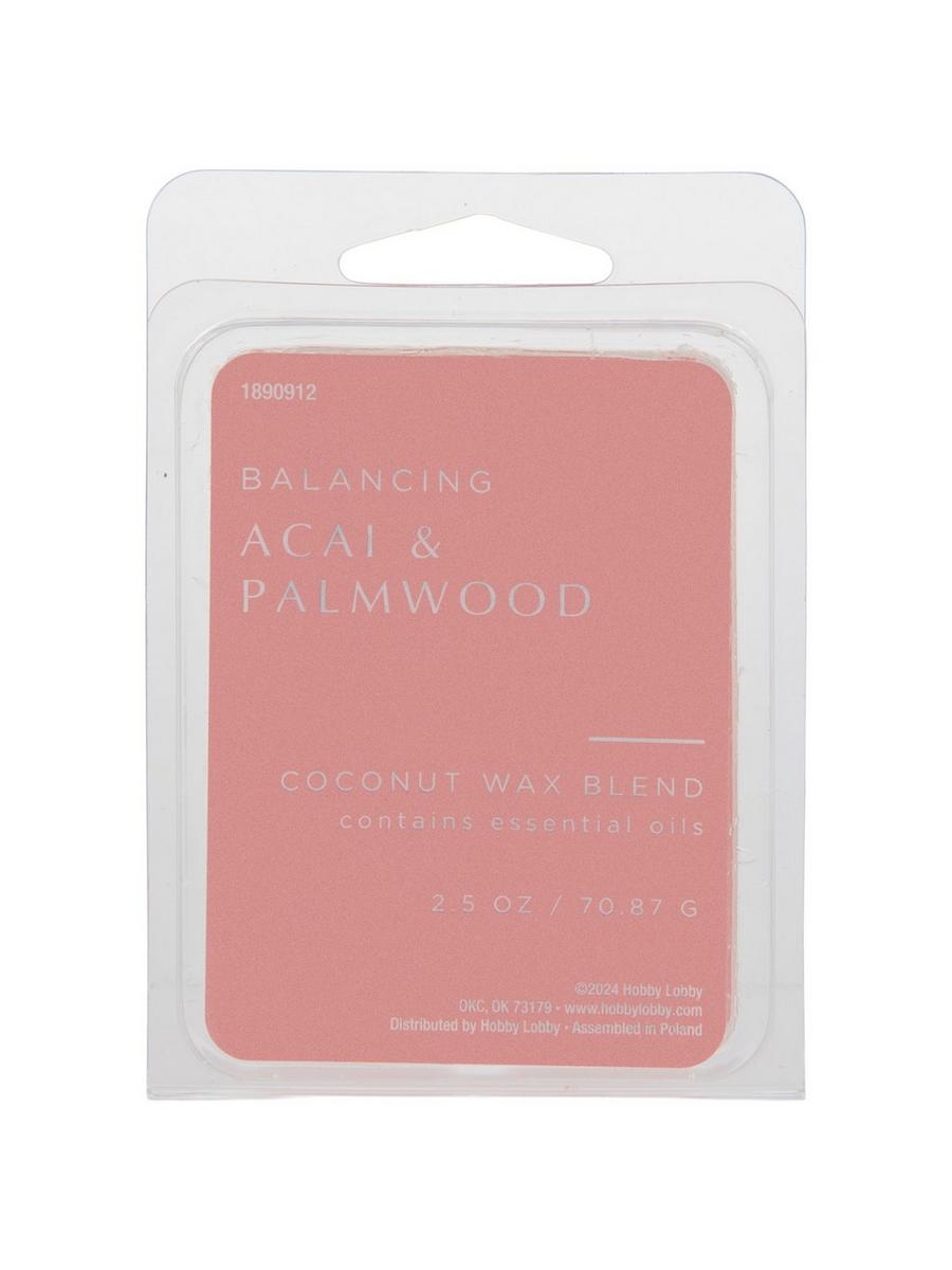 Balancing Acai & Palm Wood Wax Melts | Hobby Lobby | 1890912