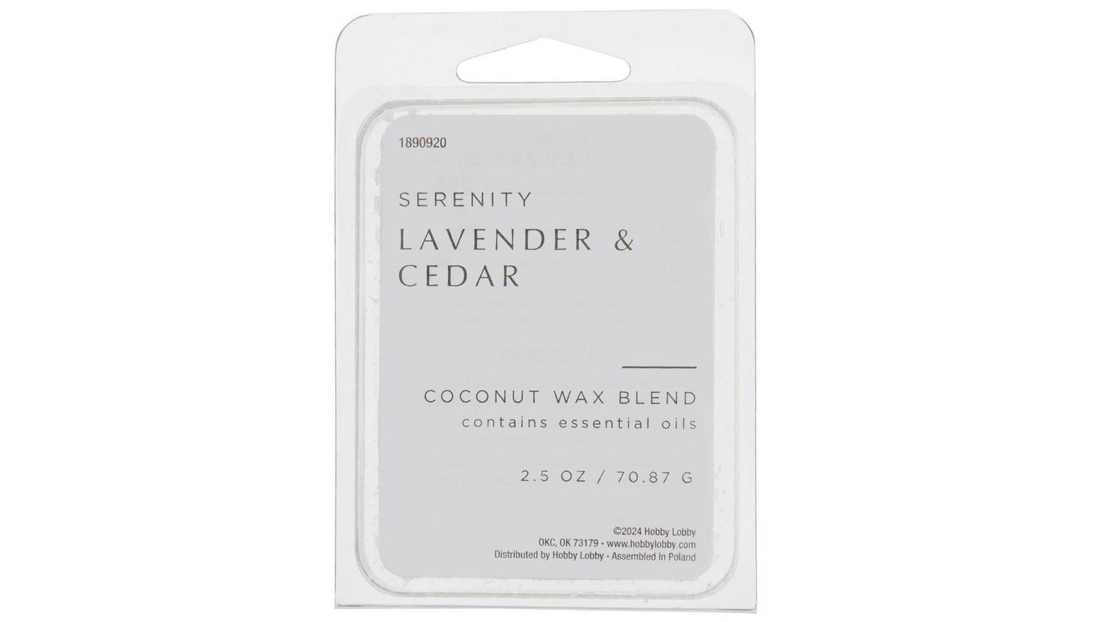 LOVE、HAPPINESS、SERENITY 専用 Serenity Lavender & Cedar Wax Melts | Hobby Lobby | 1890920