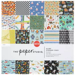 Buy Abaj Paper Greeting Paper Pep Pattern Scrapbooking Paper - 12 X 12 Inch  (Pack Of 24) Online at Best Prices in India - JioMart.