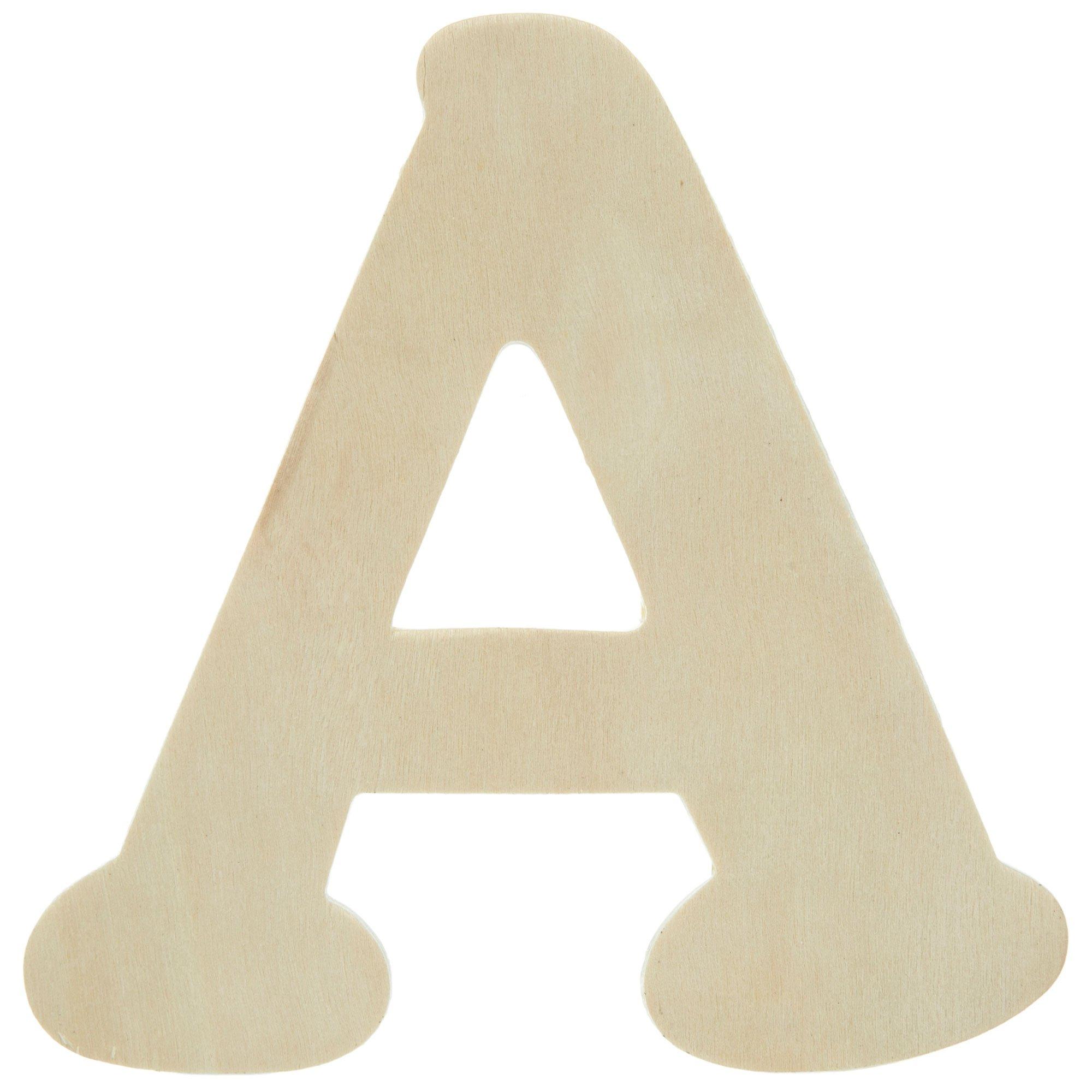 Wood Letters 4" Hobby Lobby 189118