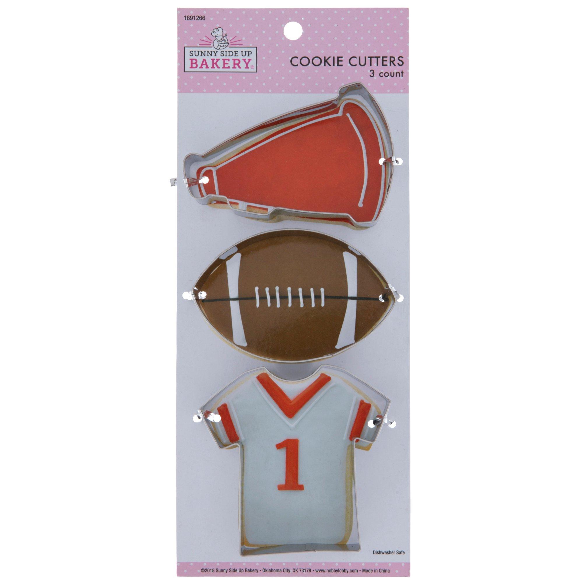 Sport Cookie Cutter. Go Team. Name Plaque. Football Cookie Cutter