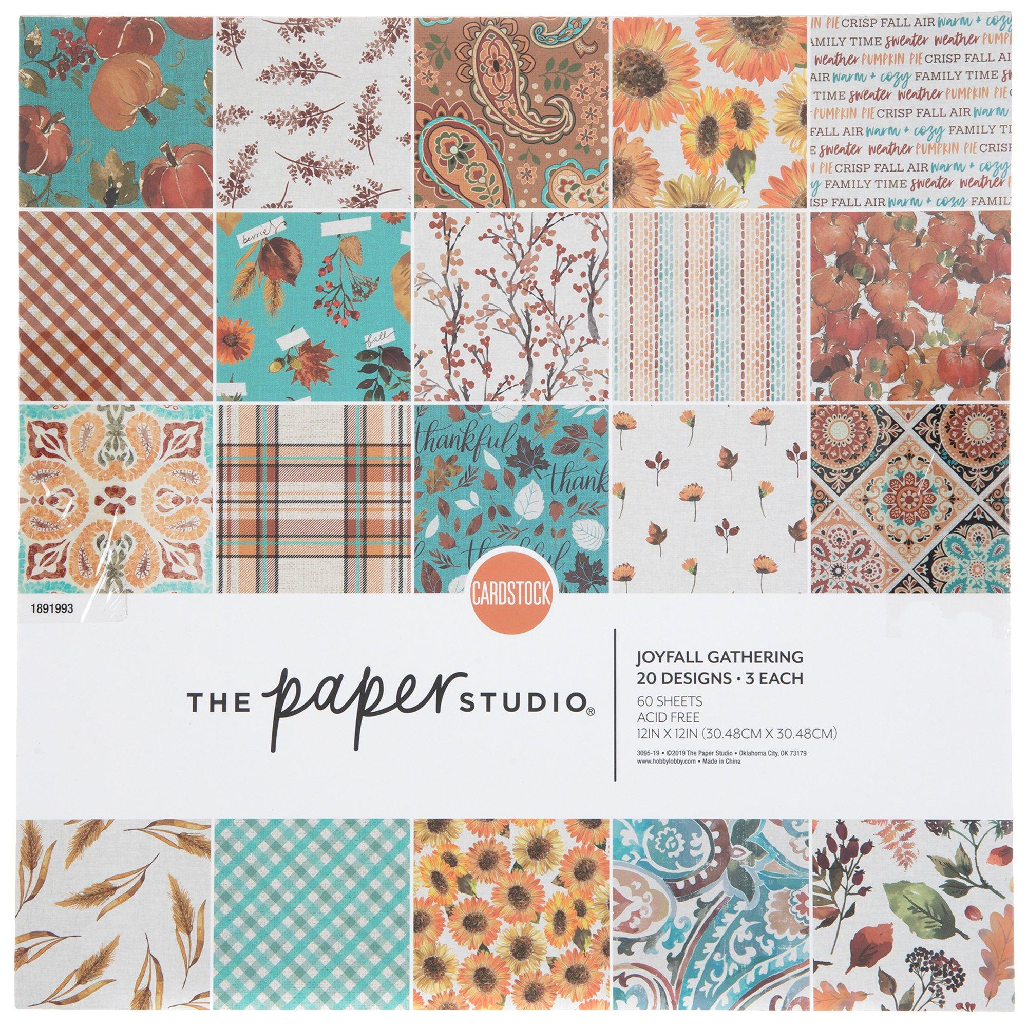 The Paper Studio-Affinity Textured 12 x 12 Cardstock Harvest