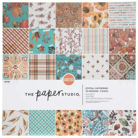 Multi-Colored Paws Scrapbook Paper - 12 x 12, Hobby Lobby