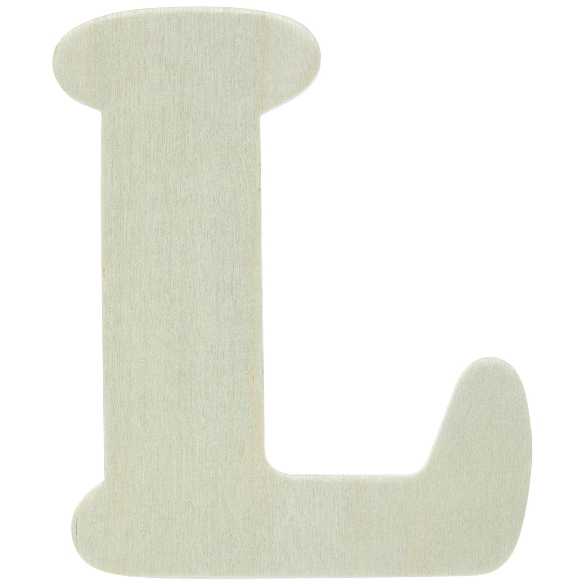 Wood Letters 4" Hobby Lobby 189225