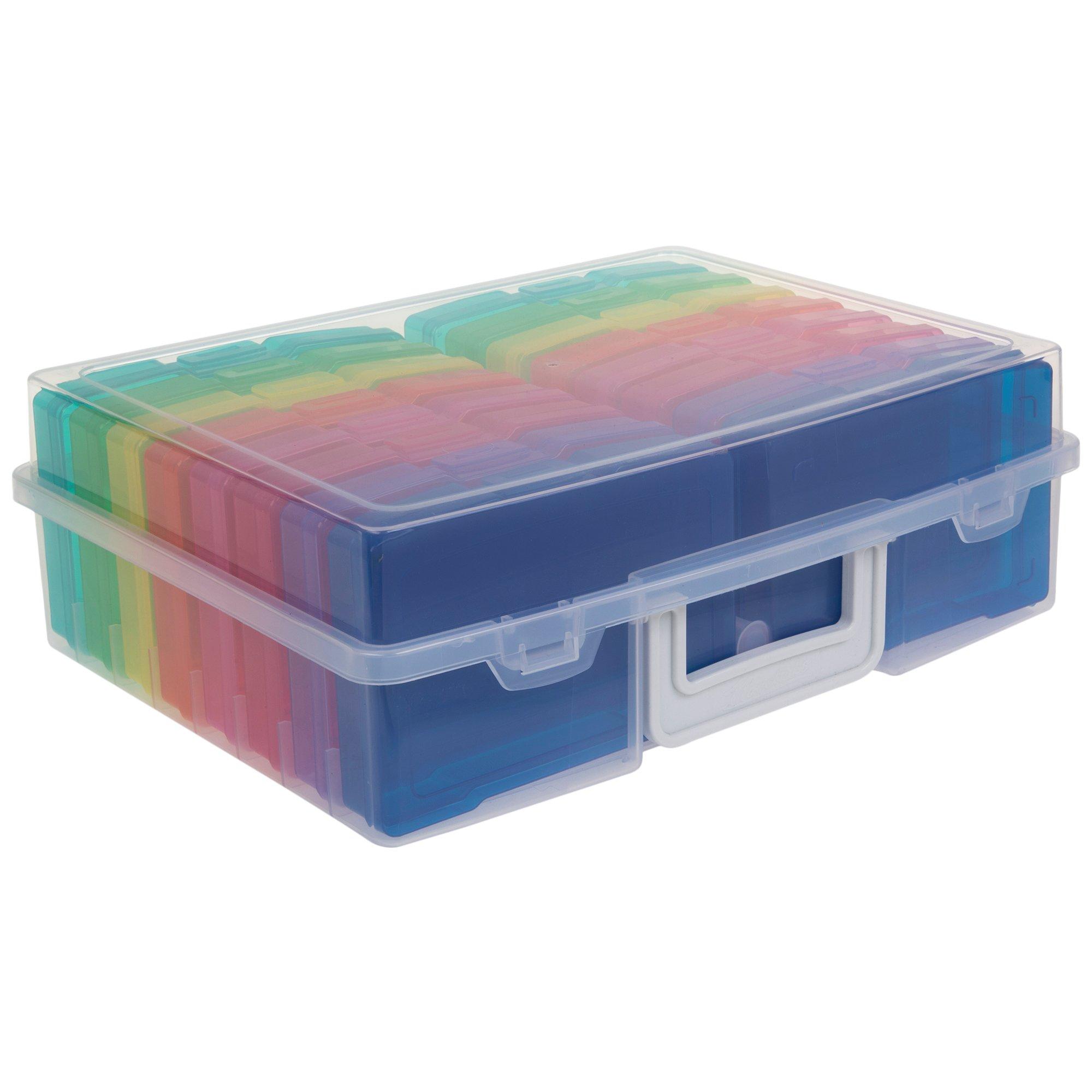 Rainbow Photo Storage Organizing Case