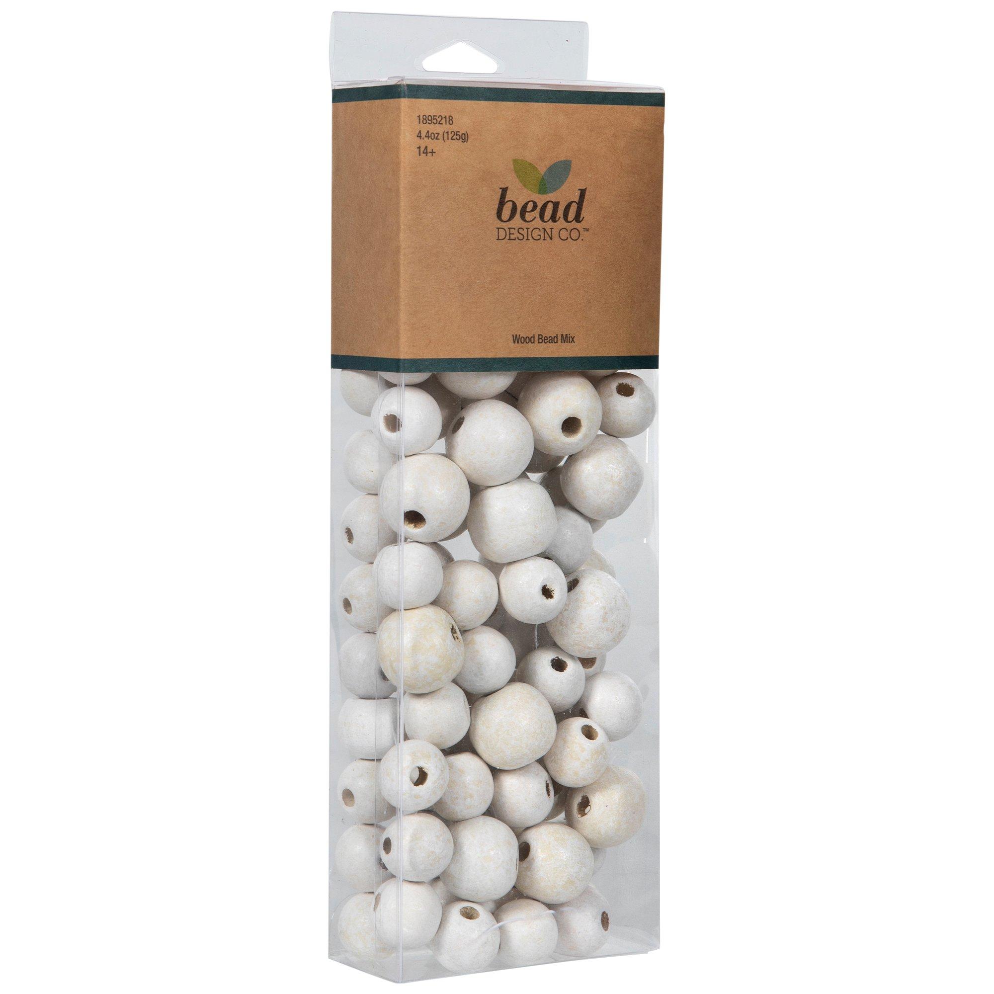 Round Wood Bead Mix, Hobby Lobby, 1895226