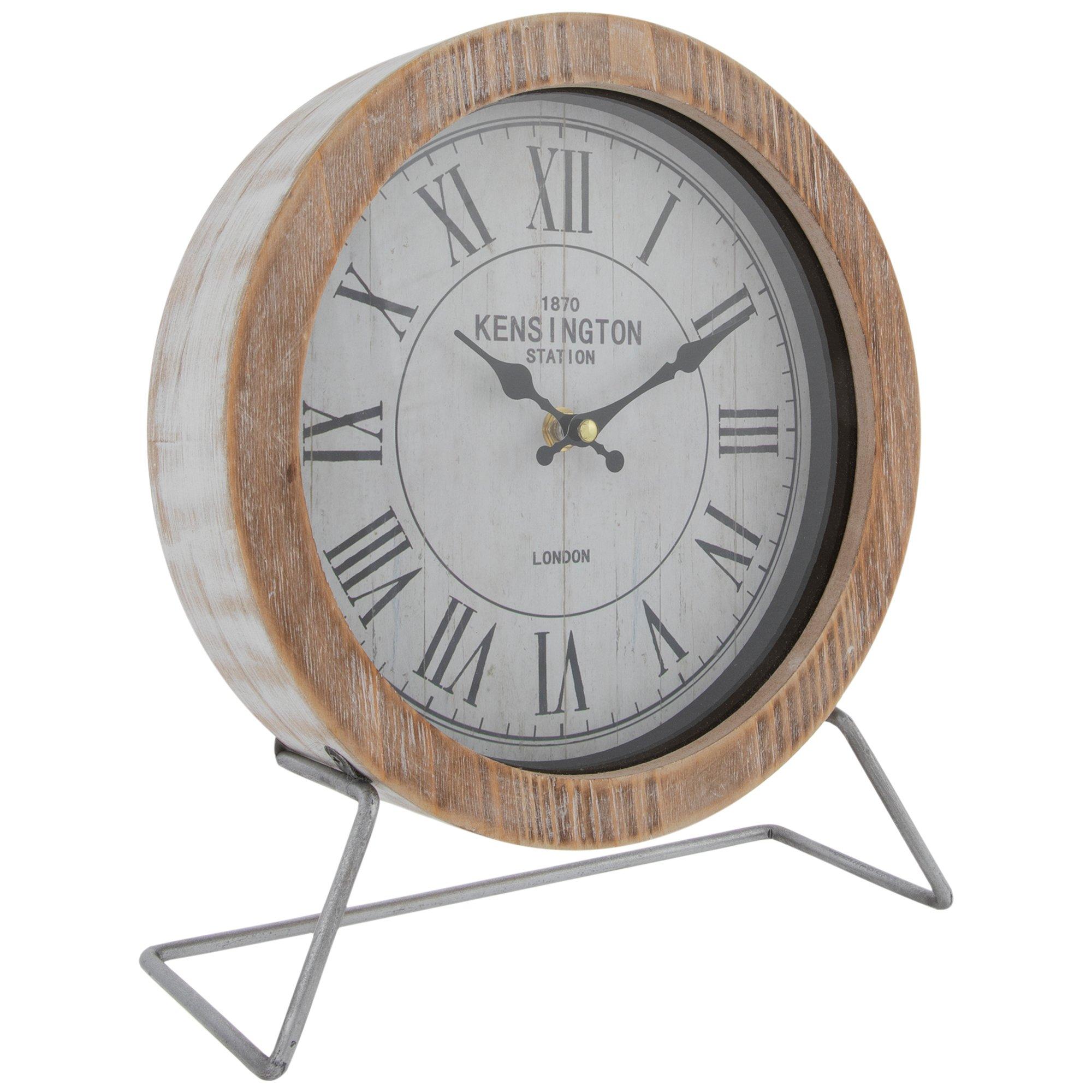 Whitewash Kensington Wood Clock Hobby Lobby 1895747