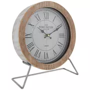 Whitewash Kensington Wood Clock