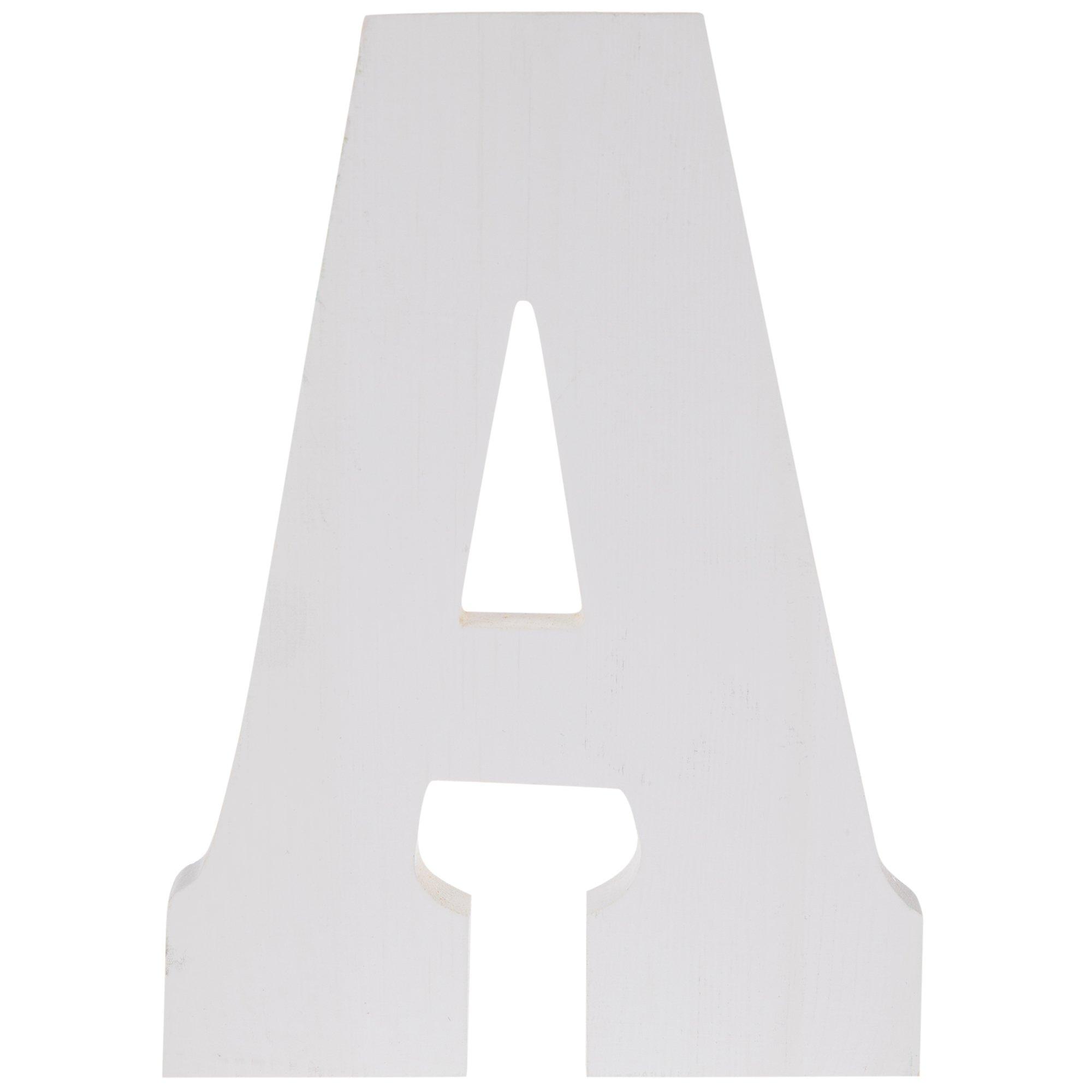 White Wood Letters 6 Inch, Wood Letters A-Z for DIY, Party Projects - Bed  Bath & Beyond - 37097397