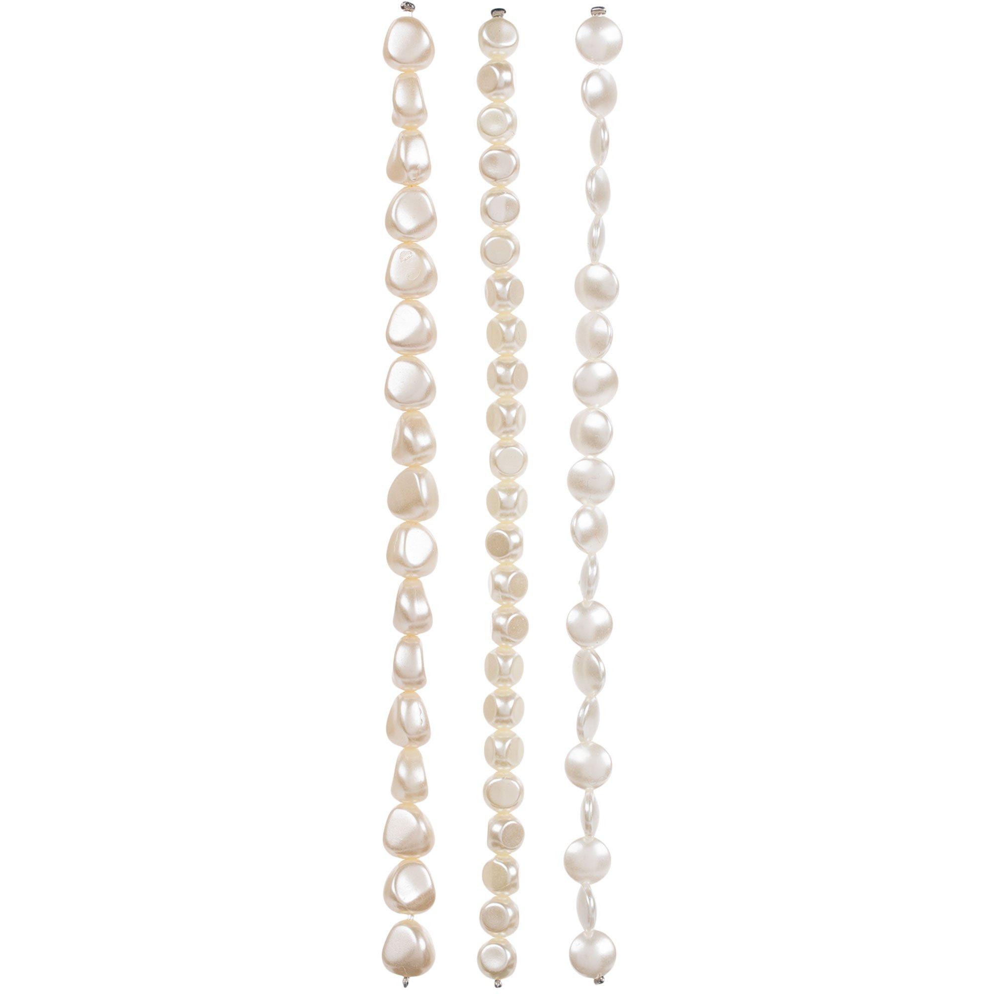 Pearl Acrylic Bead Strands, Hobby Lobby